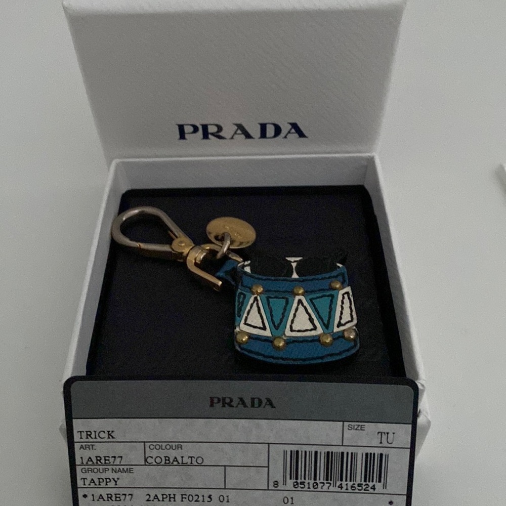 Authentic Prada Keychain Blue - image 2